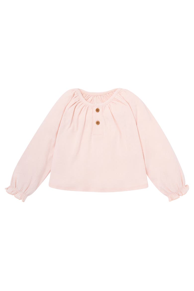 Henley Tops and Paperbag Pants Set, Alternate, color, Rose