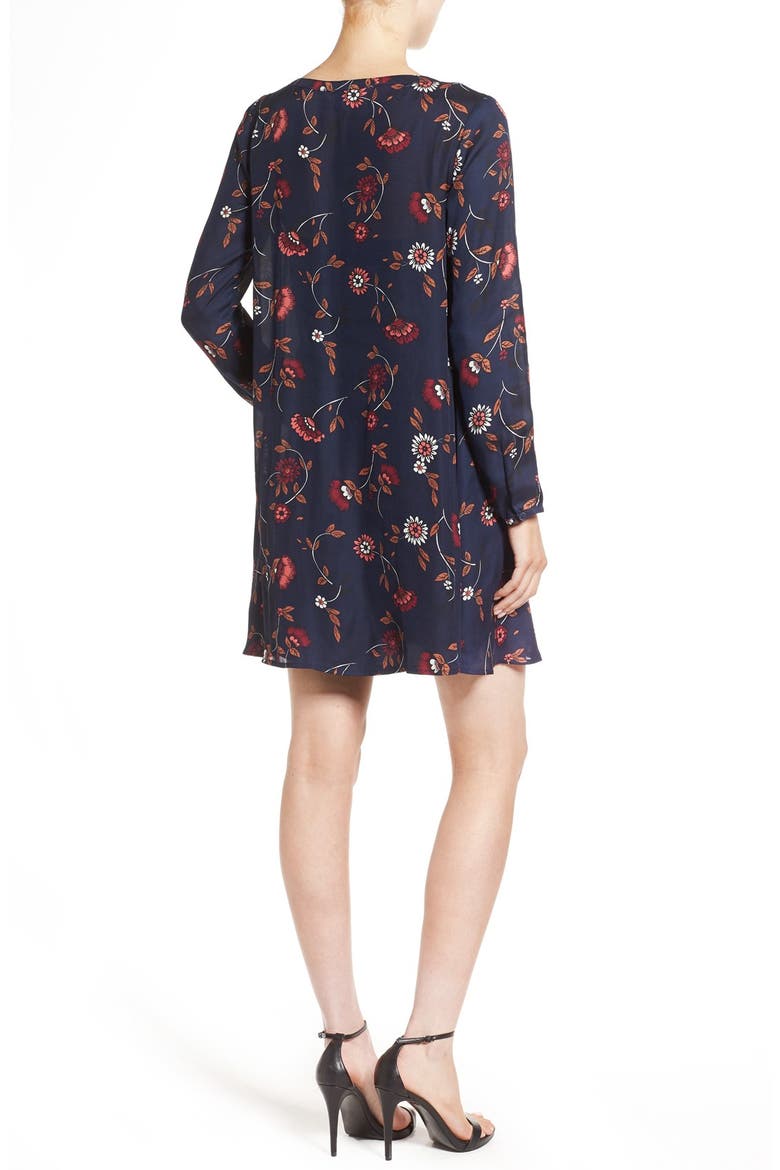 'Hazel' Long Sleeve Shift Dress, Alternate, color, GYPSY SOUL