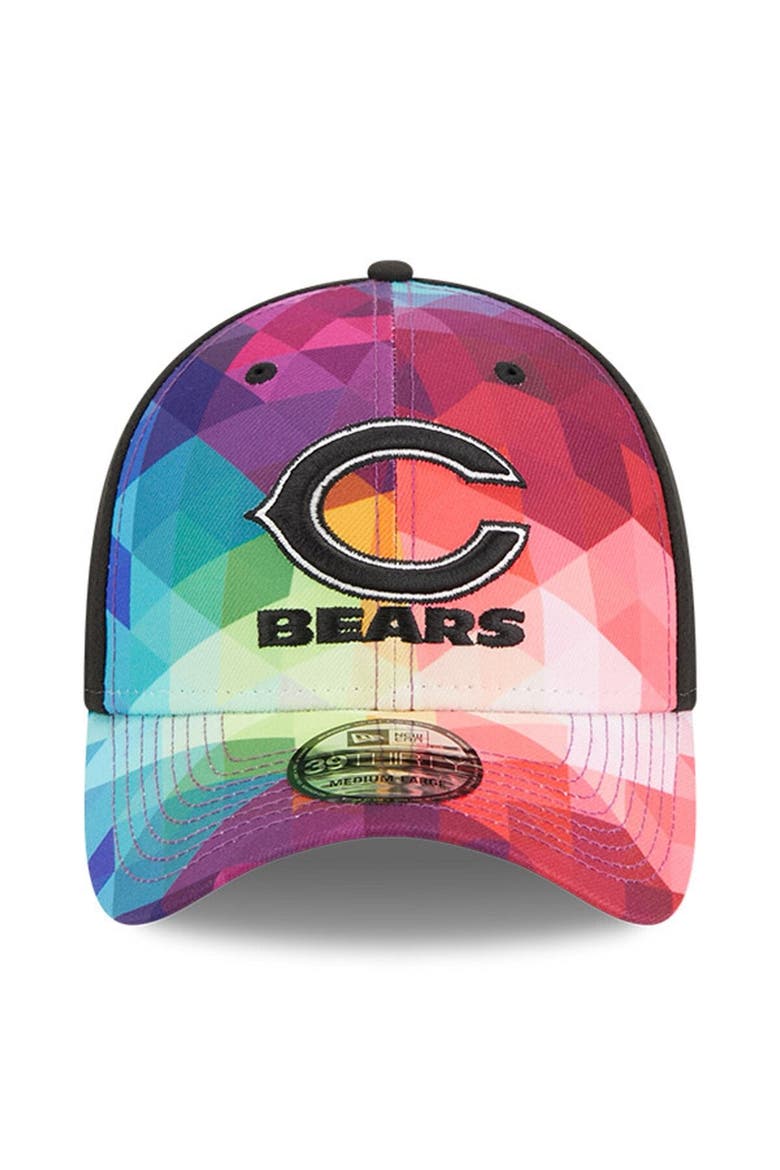 Men's New Era  Pink Chicago Bears 2023 NFL Crucial Catch 39THIRTY Flex Hat, Alternate, color, Pink