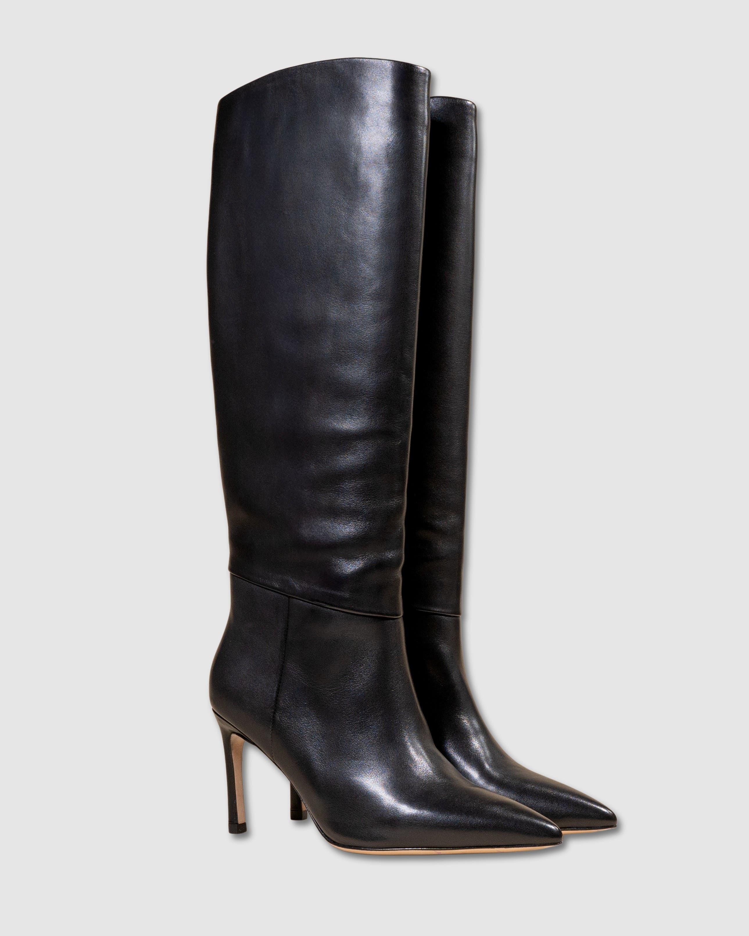 MI/MAI Coco Stiletto Long Boot, Alternate, color, Black