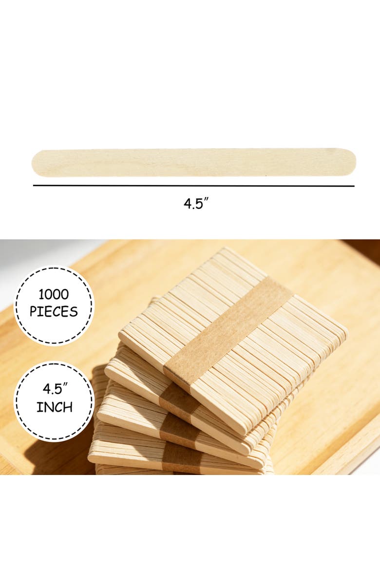 1000 Piece Popsicle Stick Set, Alternate, color, Multicolored
