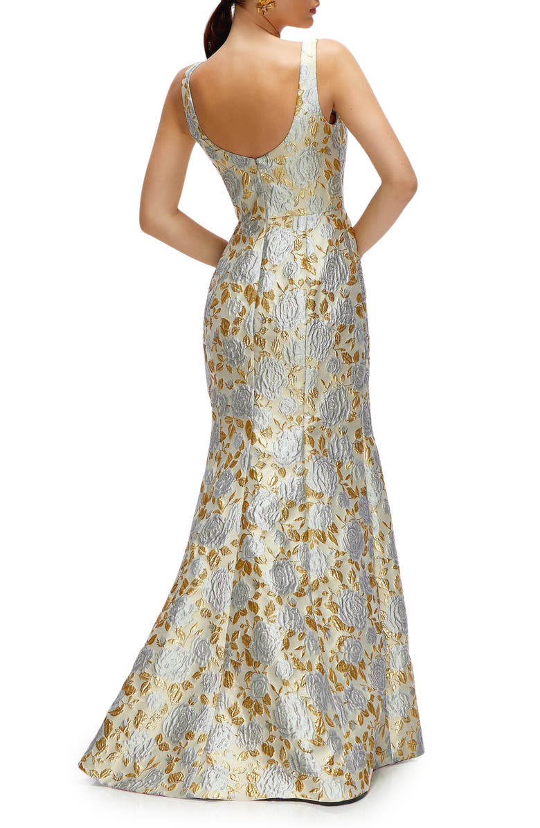 Bustier Tie Back Gown