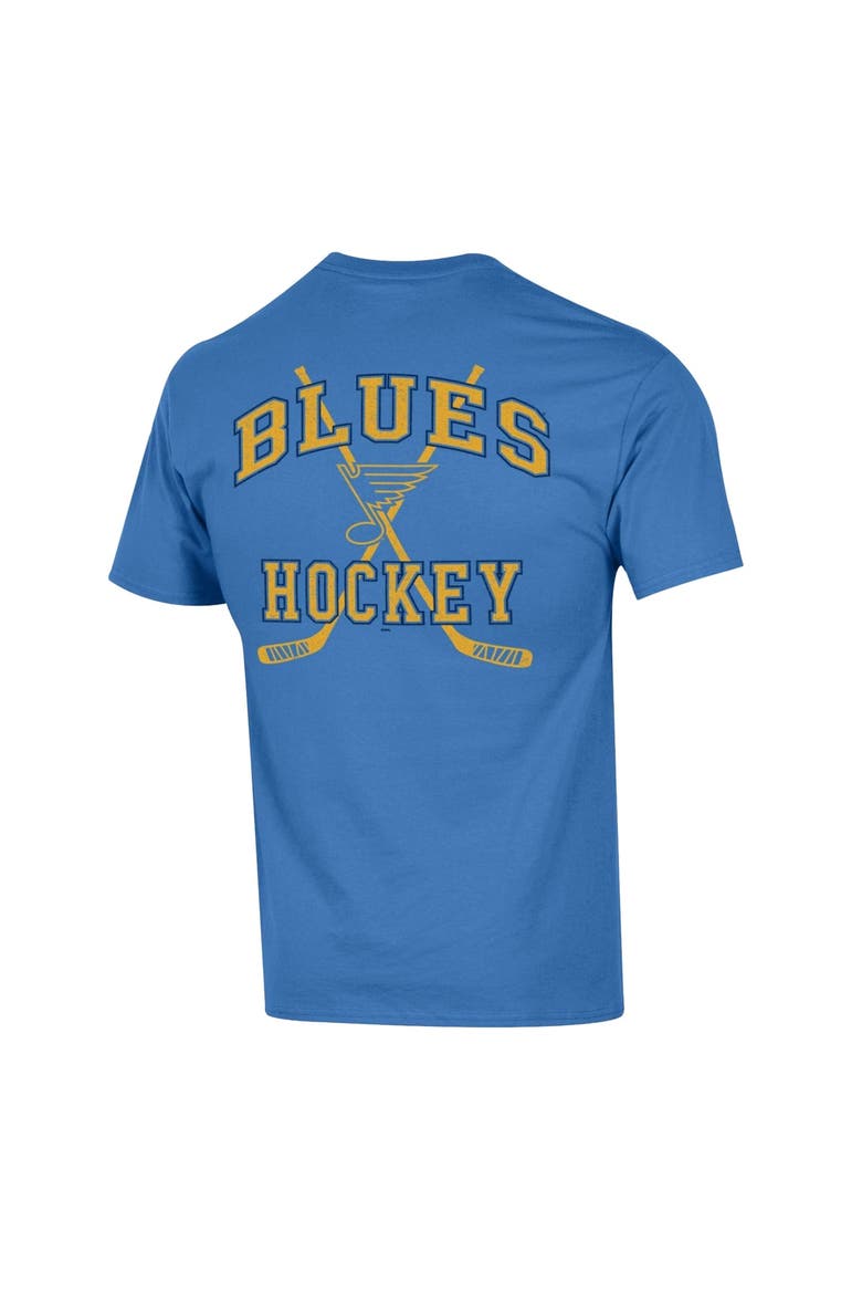 Men's Champion  Blue St. Louis Blues Stick With It Jersey T-Shirt, Alternate, color, Blue