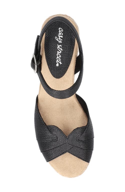 EASY STREET EASY STREET MIRAMAR ANKLE STRAP WEDGE SANDAL