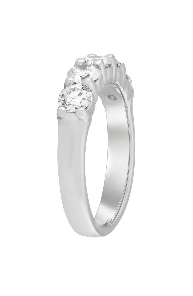Frankie & Zoe Lab Grown Diamond Band Ring, Alternate, color, White Gold