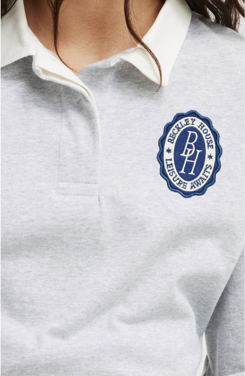 Cotton On Oversized Long Sleeve Polo, Alternate, color,