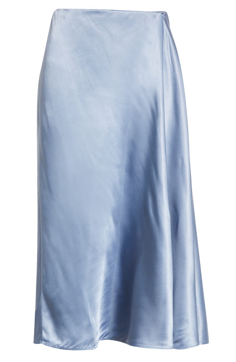 Max Mara Leisure Coimbra Satin Midi Skirt, Alternate, color, 