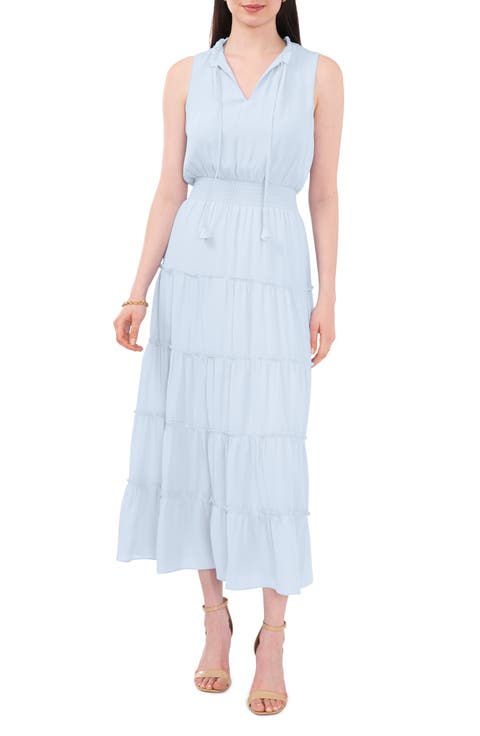 Sleeveless Tiered Maxi Dress