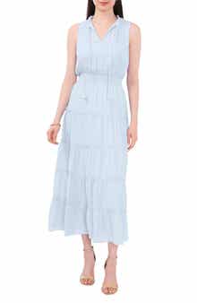 Halogen® Sleeveless Tiered Maxi Dress