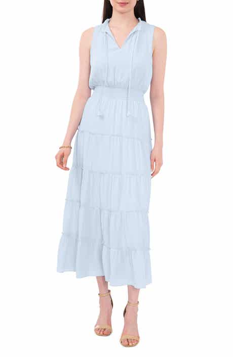 Halogen® Sleeveless Tiered Maxi Dress