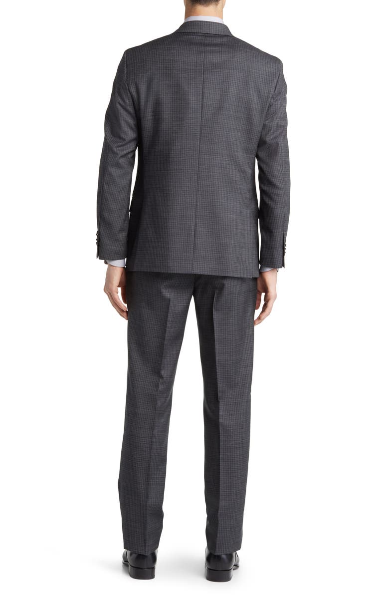 DANIEL HECHTER Norris Plaid Wool Suit, Alternate, color, Grey