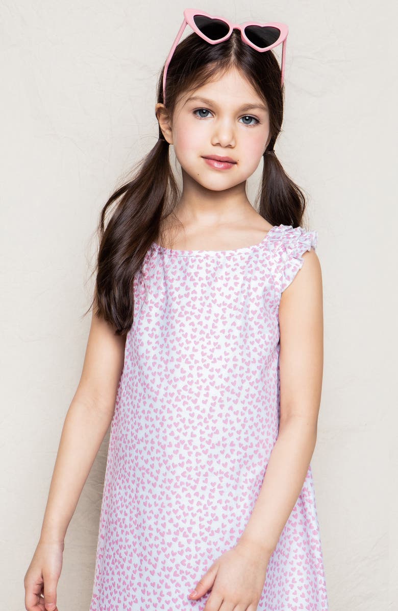 Petite Plume Kids' Sweethearts Amelie Nightgown, Alternate, color, Pink