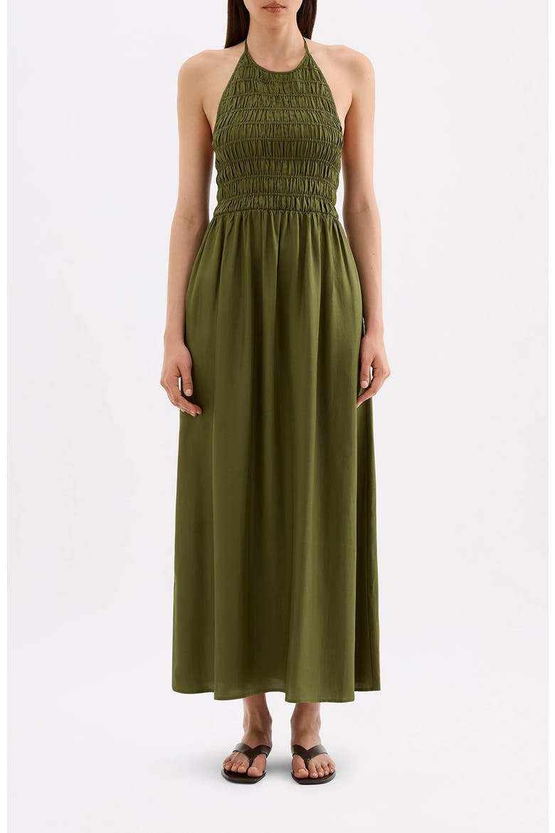Mira Tencel Maxi Dress, Main, color, Cypress