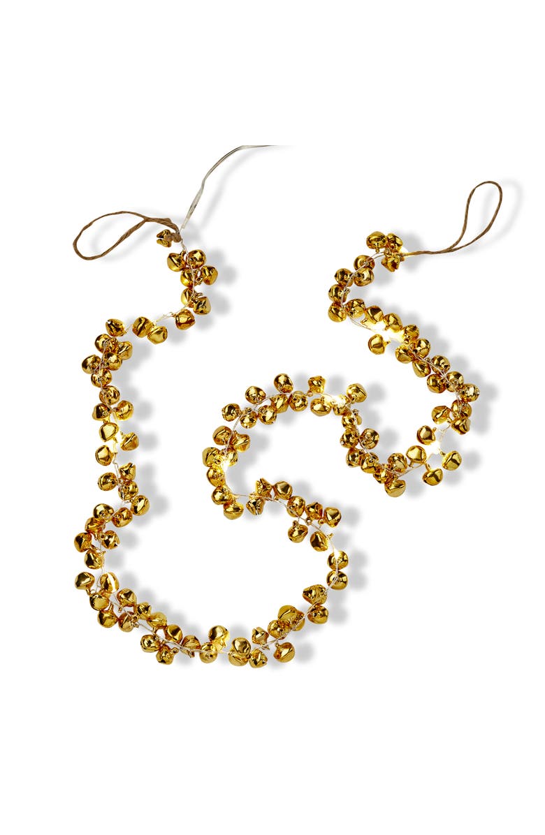 tag Jingle Bells LED String Lights Decorative Gold Metal Bells, Main, color, Gold