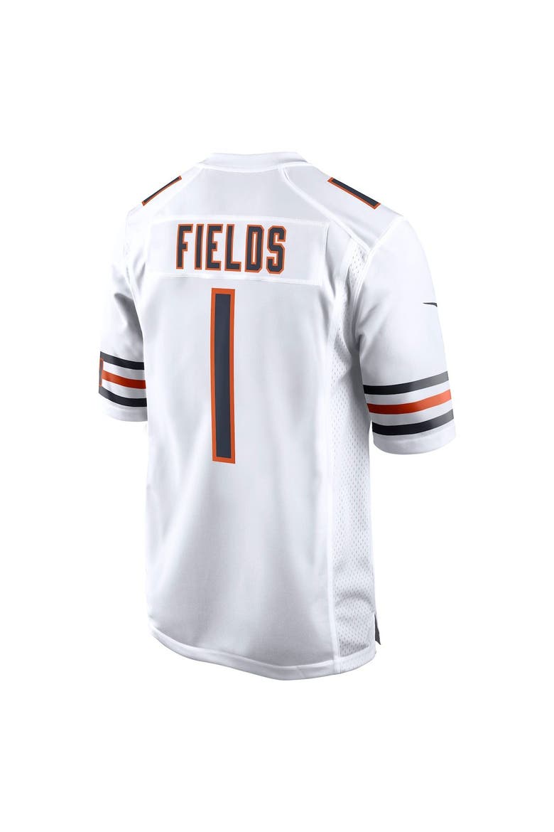 Men's Nike Justin Fields White Chicago Bears Game Jersey, Alternate, color, White