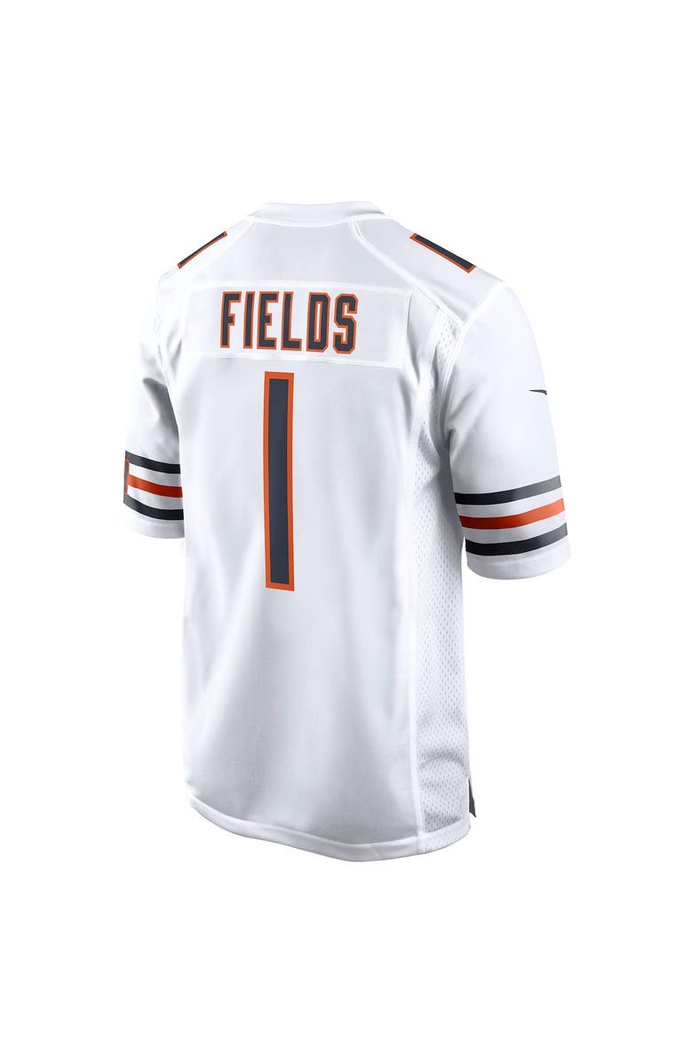 Nike Men's Nike Justin Fields White Chicago Bears Game Jersey, Alternate, color, 
