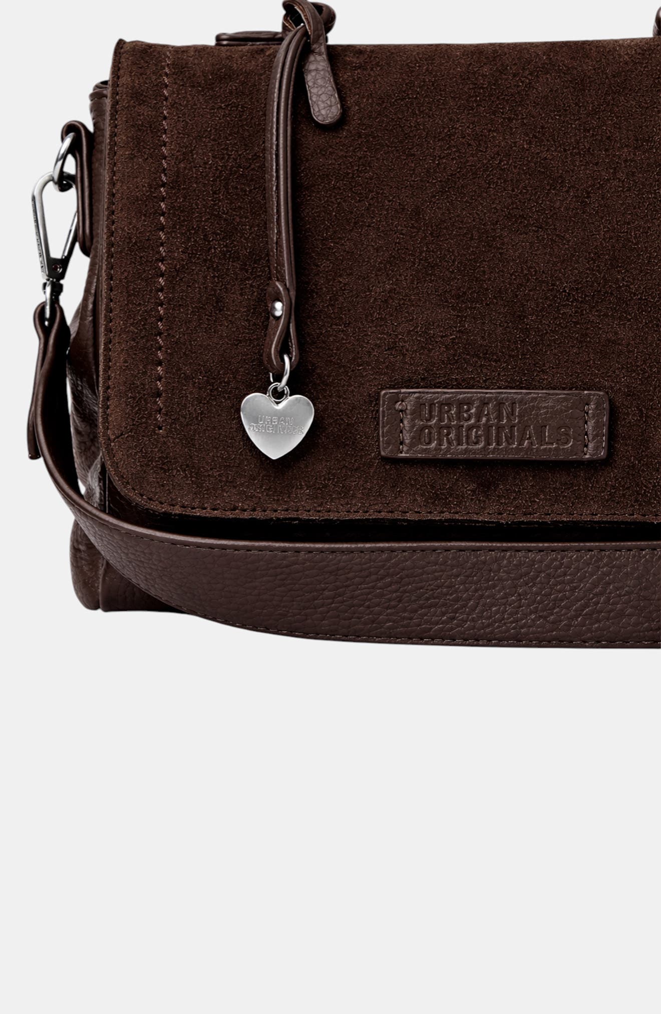 Charmed Satchel, Alternate, color, CHOCOLATE