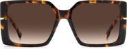 Victoria Beckham VB 1023/S 57mm Square Sunglasses