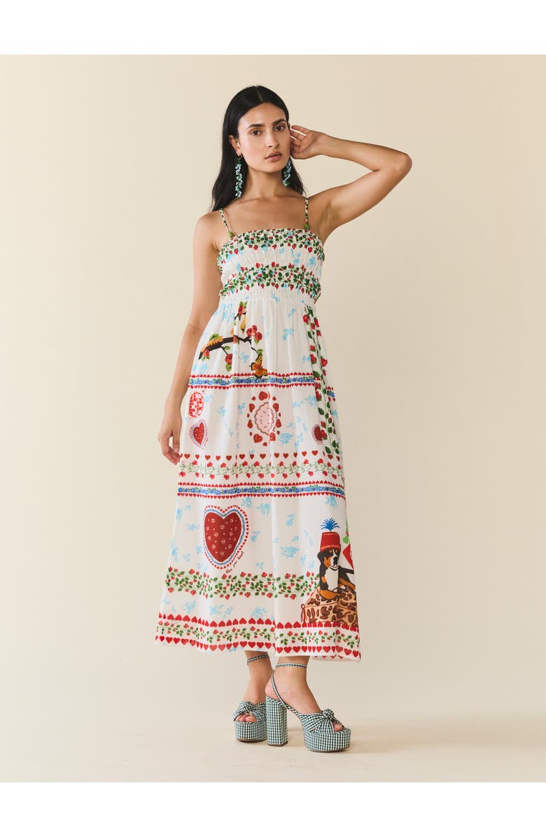 Eddy Delia Dress, Main, color, Alfie White