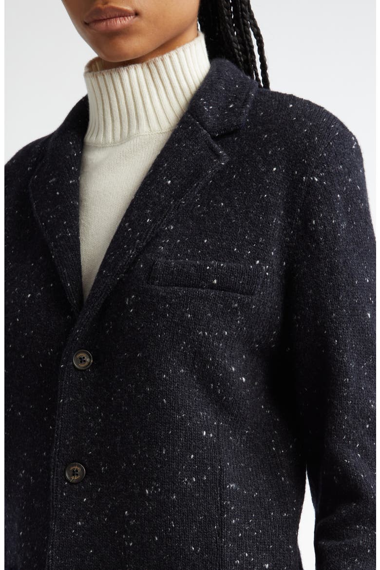 Wool & Cashmere Blend Donegal Knit Sport Coat, Alternate, color, NEW BLUE