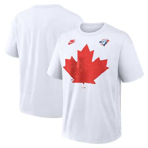 Men's Nike White Toronto Blue Jays Maple Leaf Local Max90 T-Shirt