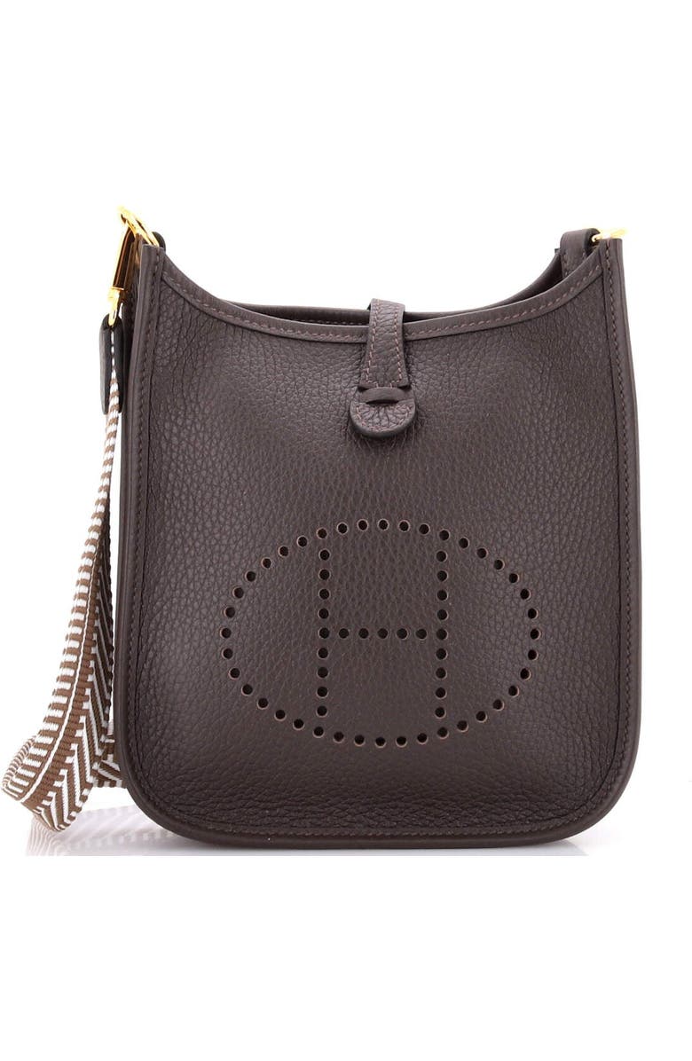 Pre-Owned Hermes Evelyne Bag Gen III Clemence TPM, Main, color, Ebene