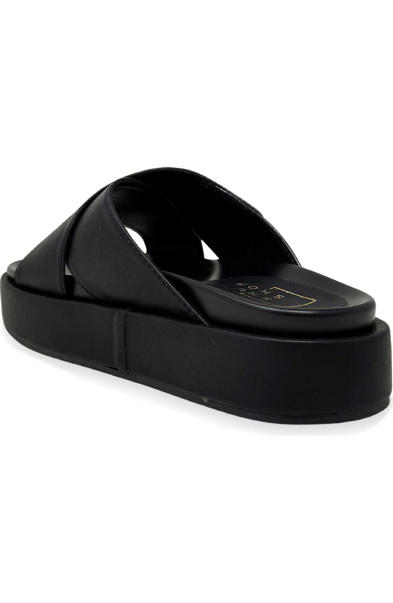 SHUSHOP Katie Platform Slide Sandal, Alternate, color, Black