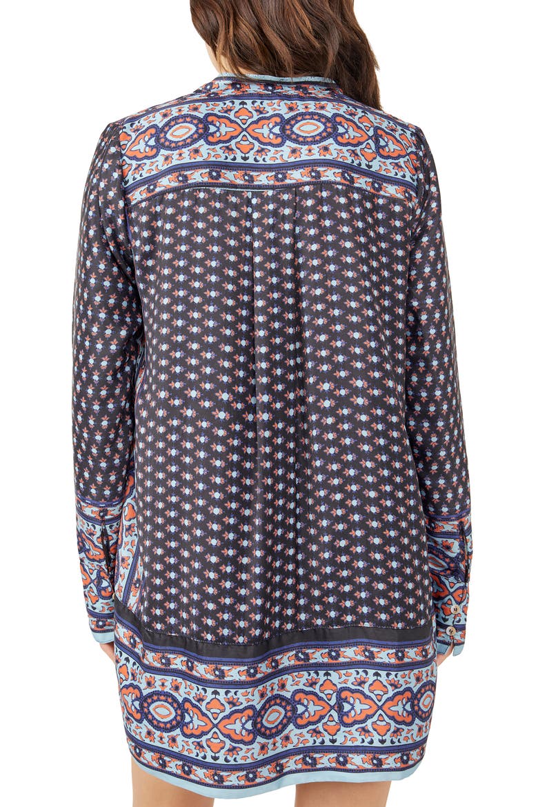 Meadow Mod Long Sleeve Minidress, Alternate, color, BOY COMBO