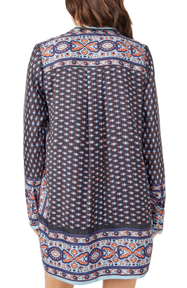 Free People Meadow Mod Long Sleeve Minidress, Alternate, color, 