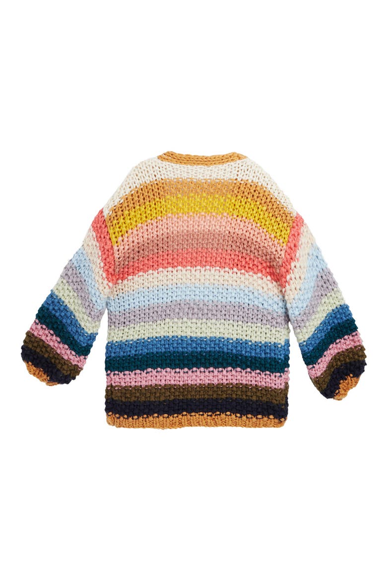 Mayflower Stripe Crochet Cardigan, Alternate, color, MULTI