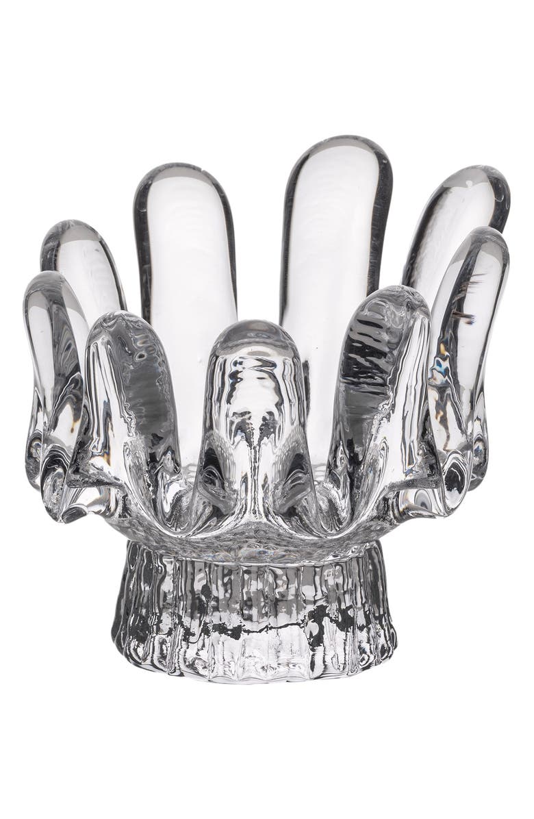 Kosta Boda Sunflower Glass Votive Holder, Main, color, Clear