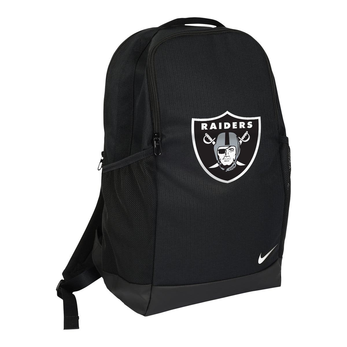 Las Vegas Raiders Primary Logo Backpack, Main, color, Black