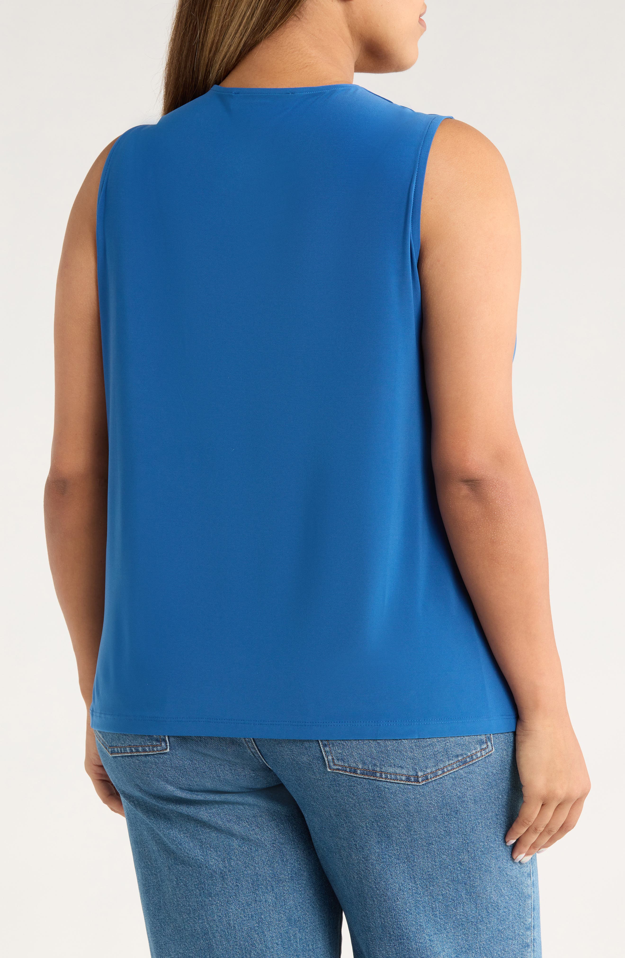 Drapey Sleeveless Shell Top - image 2