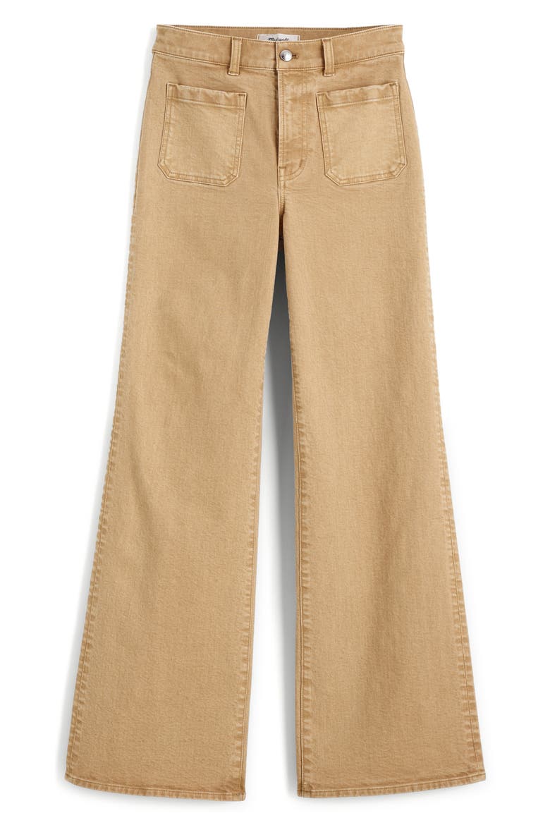 The Emmy Patch Pocket Wide Leg Pants, Alternate, color, FAWN