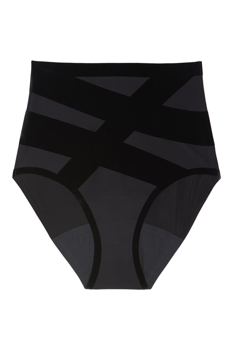 CoreLove Leakproof Postpartum High Waist Panties, Alternate, color, BLACK