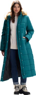 Roaman's Plus Size Maxi Length Puffer Coat