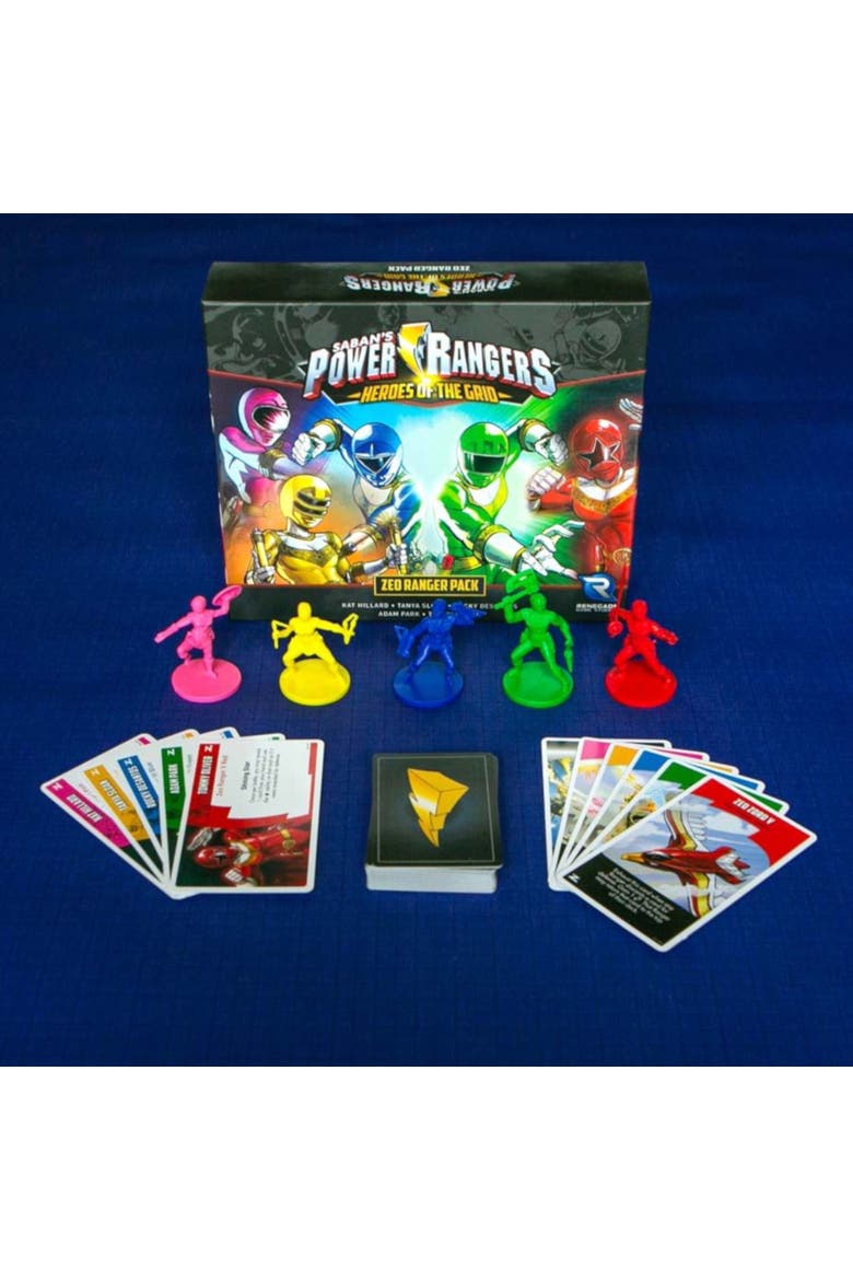 Power Rangers Heroes of The Grid Zeo Ranger Pack, Alternate, color, Multicolored