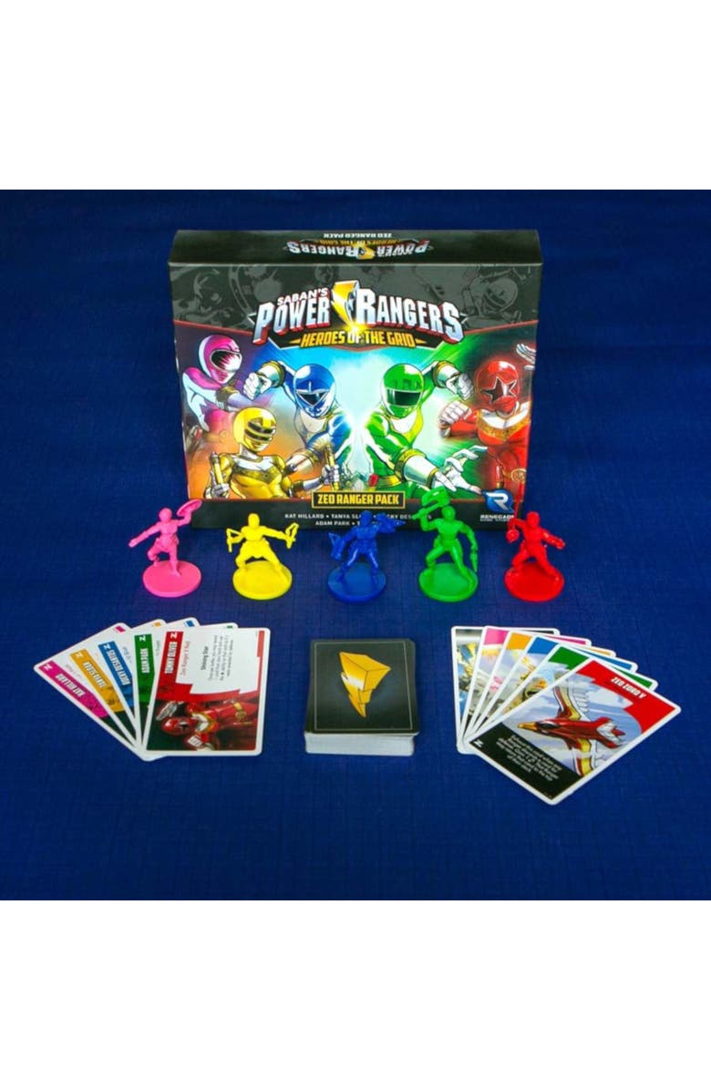 Renegade Game Studios Power Rangers Heroes of The Grid Zeo Ranger Pack, Alternate, color, Multicolored