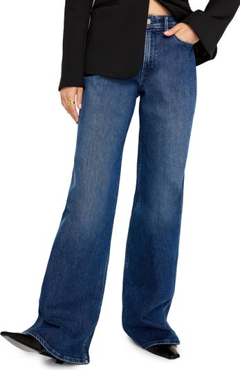 Good American Good Skate High Waist Wide Leg Jeans | Nordstrom