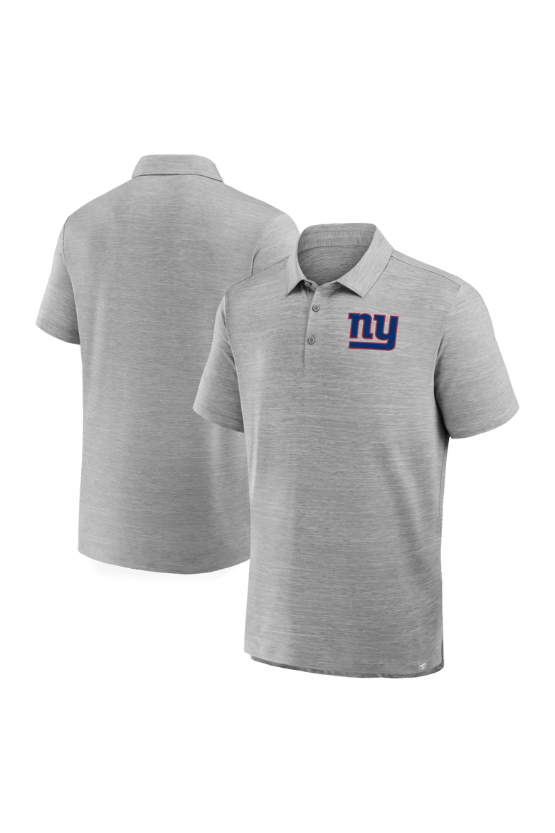 Men's Fanatics Heather Gray New York Giants Clutch Polo, Main, color, Heather Gray