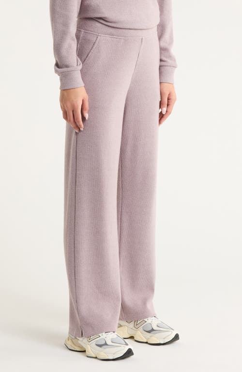 Zella Cozy Waffle Knit Pants In Multi