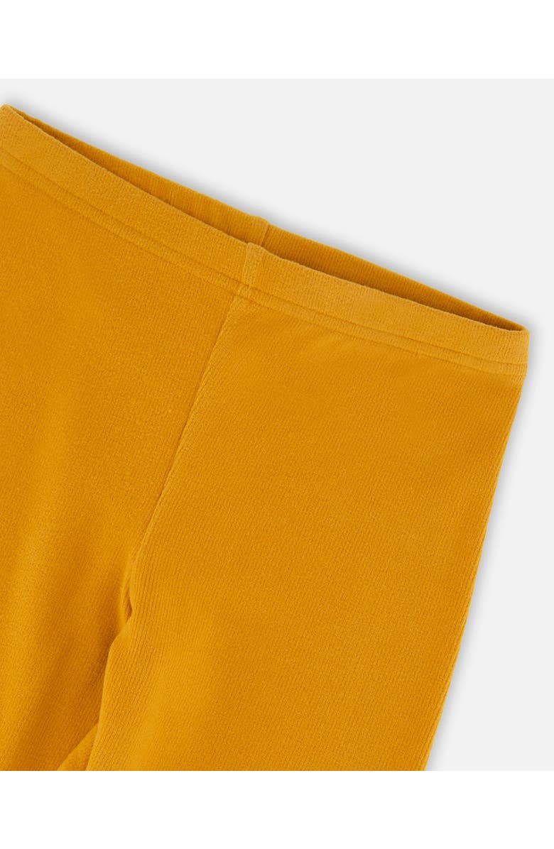 Deux par Deux Super Soft Ribbed Leggings, Alternate, color, Golden Yellow