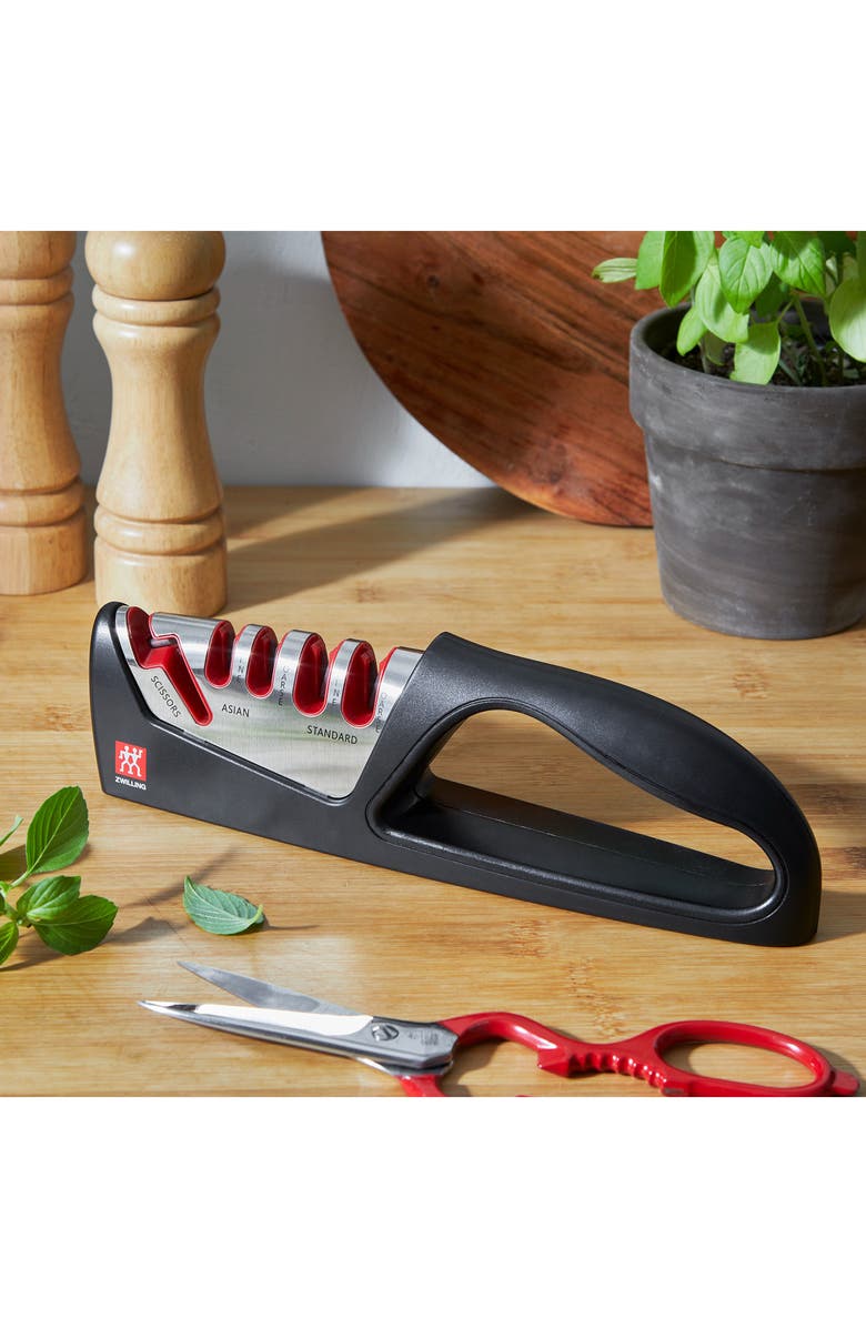 ZWILLING 4-Stage Knife Sharpener With Shear Sharpener, Alternate, color, Multi