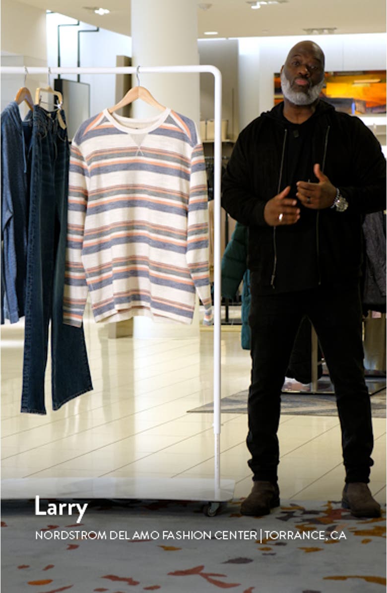 Grandview Stripe Sweatshirt, sales video thumbnail