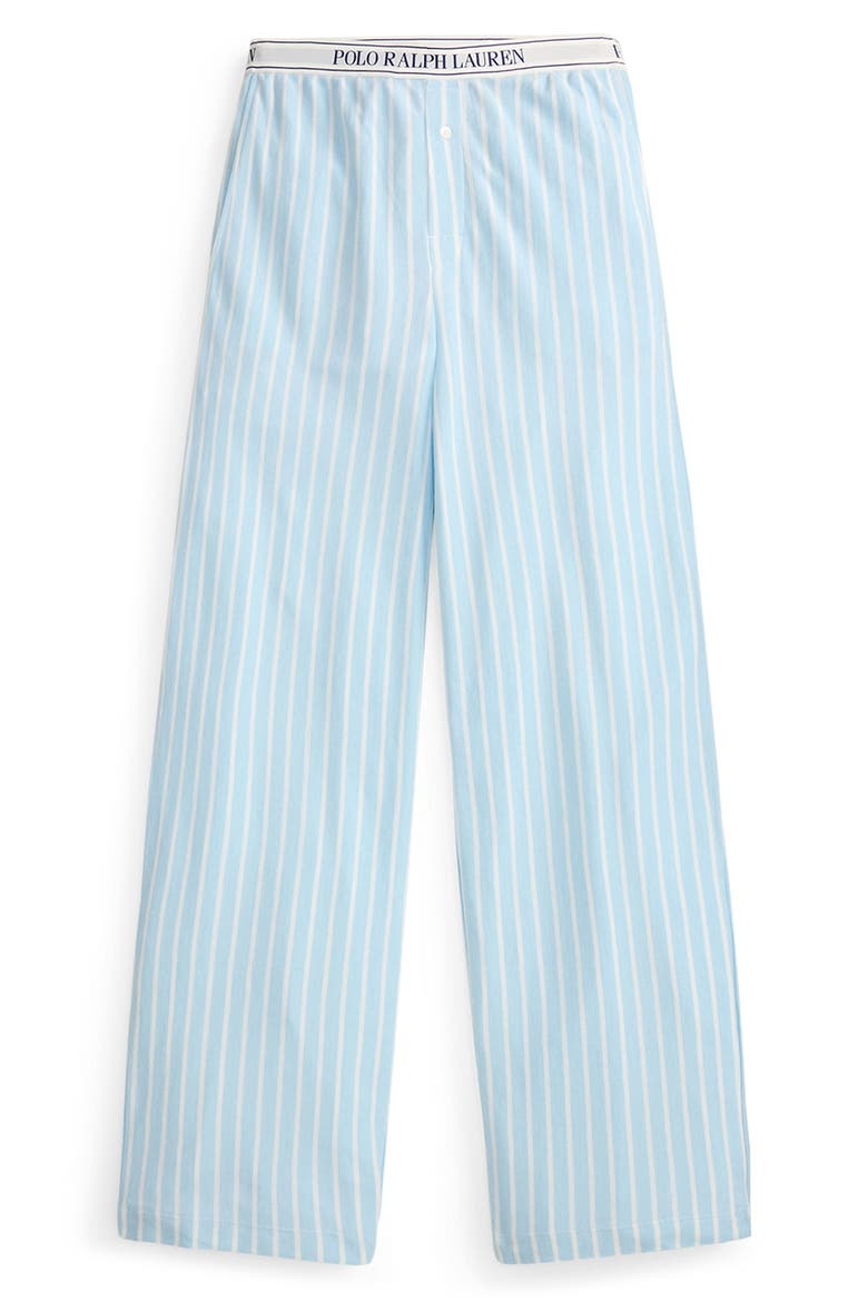 Logo Pajama Pants, Alternate, color, BALTIC SEA