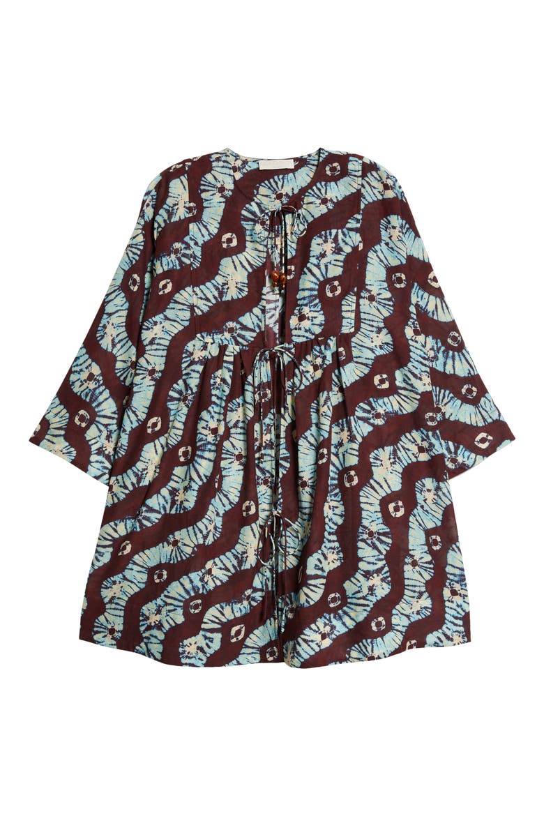 Rainn Cotton Blend Cover-Up Dress, Alternate, color, PIETRA