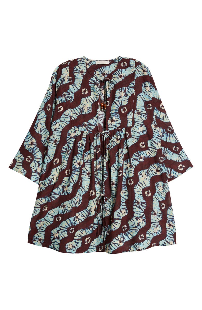 Ulla Johnson Rainn Cotton Blend Cover-Up Dress, Alternate, color, Pietra