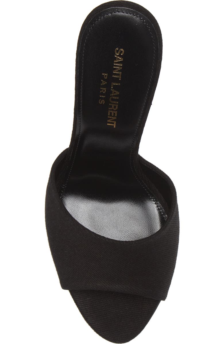 Saint Laurent La 16 Open Toe Mule Sandal, Alternate, color,