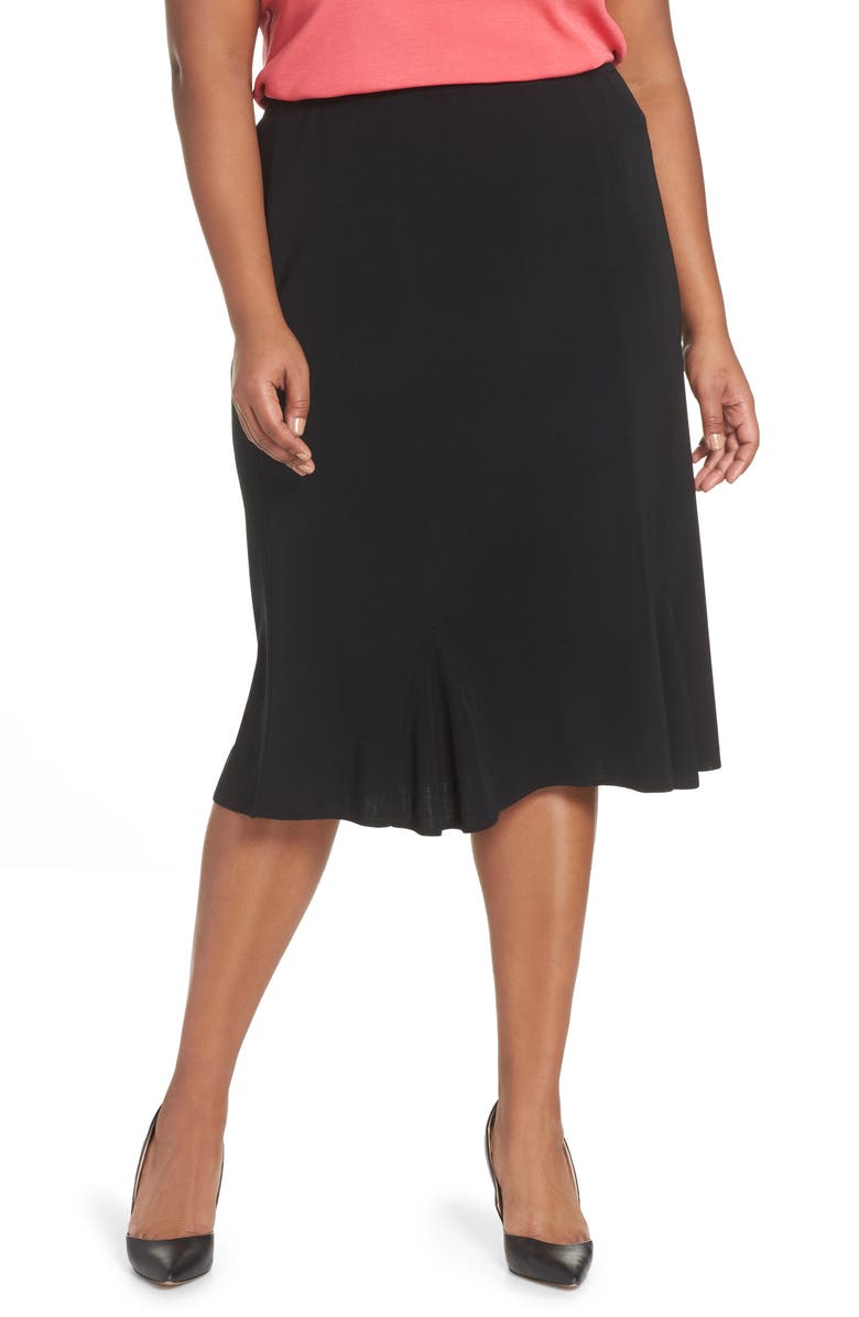 Ming Wang Gore Flare Skirt, Main, color,