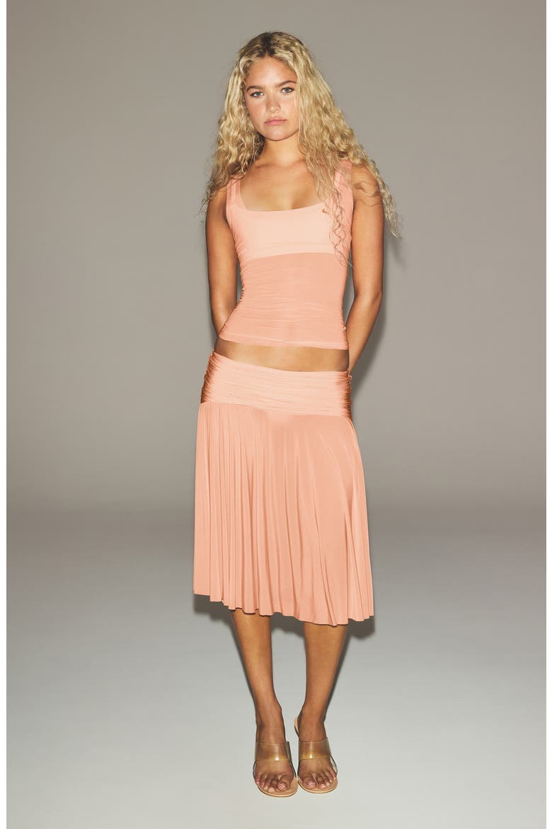 Milky Sheer Tank, Alternate, color, DESERT CLAY